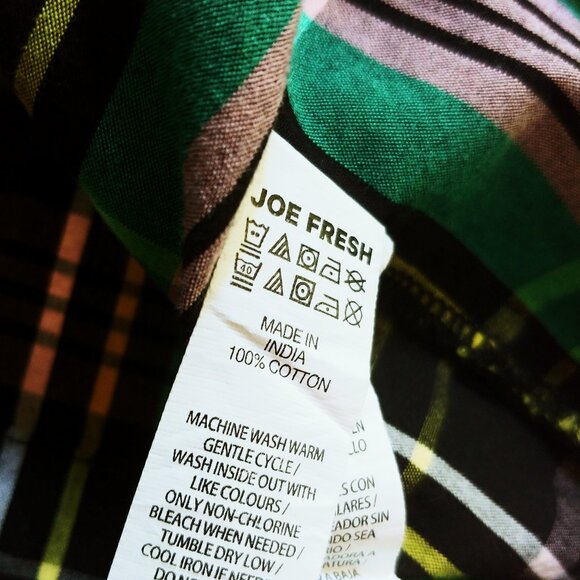 Joe Fresh Plaid Dress size 12-18 Months - Picture 7 of 9